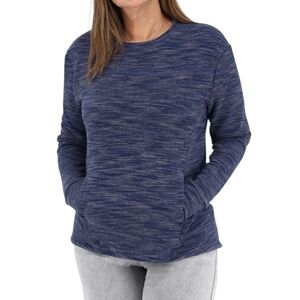 ShapeHeathered Blue Women's Sweatshirt High/Low NWT MED